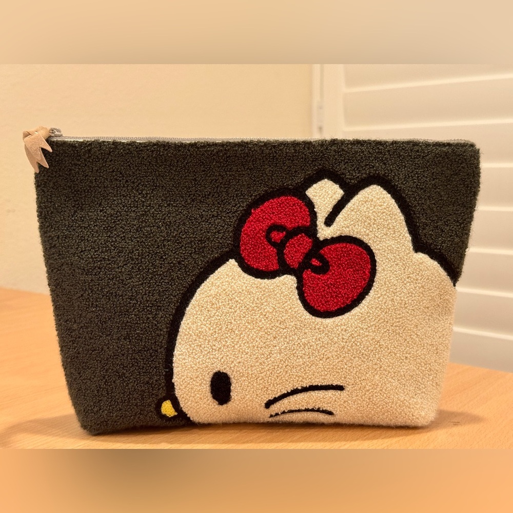 Sanrio Hello Kitty Embroidered Zip Pouch